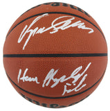 Hawks Dominique Wilkins "Human Highlight Film" Wilson Basketball w/ Case BAS W