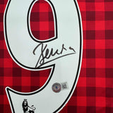 Autographed/Signed Dimitar Berbatov Manchester United Red Soccer Jersey BAS COA