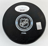 Tyler Johnson Signed Tampa Bay Lightning Hockey Puck JSA COA 2xStanley Cup Champ