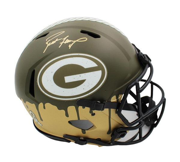Brett Favre Signed Green Bay Packers Speed Authentic Custom STS NFL Helmet