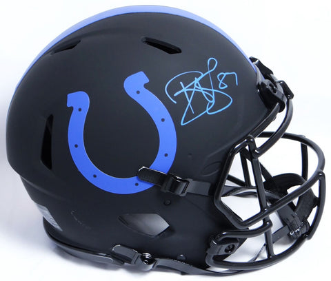 Reggie Wayne Autographed Colts Authentic Eclipse Speed F/S Helmet- PSA/DNA *Blue