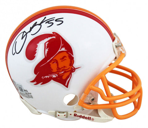 Derrick Brooks Signed Tampa Bay Buccaneers Mini Helmet (Beckett) 11xPro Bowl L.B