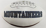 Kevin White Signed West Virginia Mountaineers Logo Football (JSA COA) Bears W.R.