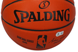 Clyde Drexler Autographed "95 NBA Champs" Spalding I/O Basketball Beckett