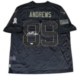 MARK ANDREWS SIGNED BALTIMORE RAVENS SALUTE TO SERVICE NIKE LIMITED JERSEY BAS