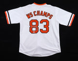 Rick Dempsey Signed Baltimore Oriole Jersey "83 WS MVP"(JSA COA) 83 World Champs