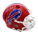 Amari Cooper Signed Buffalo Bills Speed Full Size Throwback 87-01 Red NFL Helmet