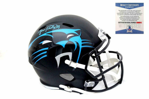 Luke Kuechly Autographed SIGNED Carolina Panthers AMP Helmet - Beckett