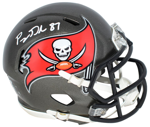 PAYNE DURHAM AUTOGRAPHED TAMPA BAY BUCCANEERS SPEED MINI HELMET BECKETT