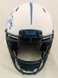 TREYLON BURKS SIGNED TITANS LUNAR ECLIPSE SPEED AUTHENTIC HELMET BECKETT COA