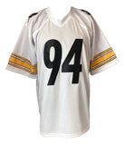 Lawrence Timmons Pittsburgh Signed White Football Jersey JSA Hologram