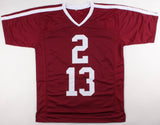 Johnny Manziel & Mike Evans Signed Texas A&M Aggie Jersey (JSA COA) 2013 Heisman