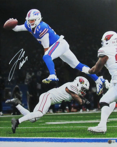 Josh Allen Signed/Autographed 16x20 Photo Buffalo Bills Beckett 192025