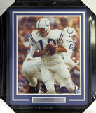 Johnny Unitas Autographed Signed Framed 16x20 Photo Colts PSA/DNA AB05641