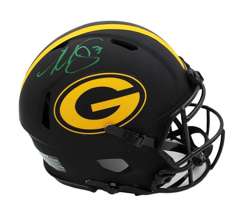 Romeo Doubs Signed Green Bay Packers Speed Authentic Eclipse NFL Helmet