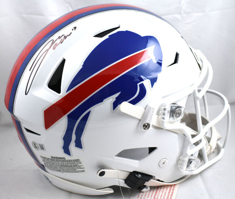 Josh Allen Autographed Buffalo Bills F/S Speed Flex Helmet - Beckett W Hologram