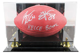 Travis Kelce & Jason Kelce "Kelce Bowl" Signed Wilson Duke Football W/ Case BAS