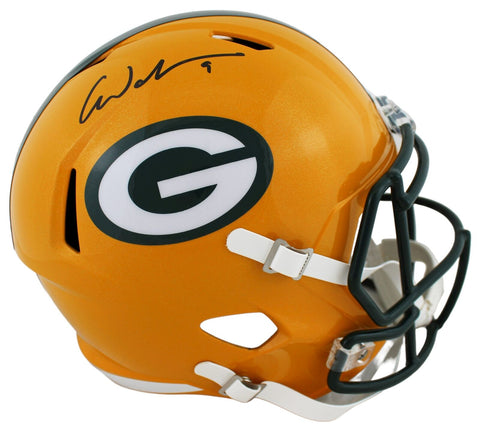 Packers Christian Watson Authentic Signed Full Size Speed Rep Helmet BAS Witness