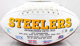 Lynn Swann Autographed Pittsburgh Steelers Logo Football w/HOF-Beckett W Holo