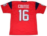 KEKE COUTEE AUTOGRAPHED SIGNED HOUSTON TEXANS #16 RED JERSEY JSA