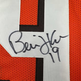 Autographed/Signed Bernie Kosar Cleveland Orange Football Jersey JSA COA