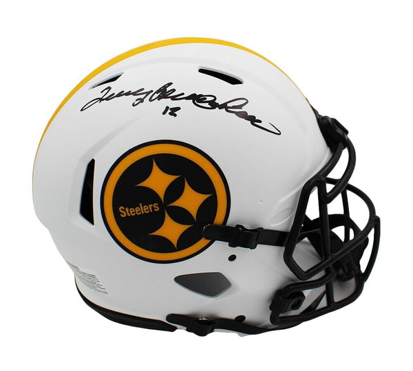 Terry Bradshaw Signed Pittsburgh Steelers Speed Authentic Lunar NFL Helmet