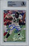 Fred Taylor Autographed 1998 Ultra #412 Trading Card Beckett 43920