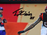 Tee Higgins Autographed Cincinnati Bengals 8x10 TD Dance-Beckett W Hologram