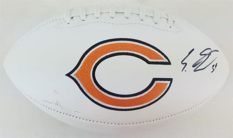 Eddie Jackson Signed Chicago Bears Logo Football (JSA COA)2xPro Bowl Free Safety