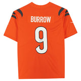 Joe Burrow Cincinnati Bengals Signed Orange Nike Limited Jersey Fanatics