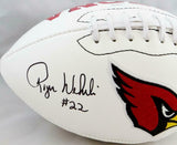 Roger Wehrli Autographed Arizona Cardinals Logo Football W/ HOF- JSA W Auth