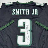 Autographed/Signed Nolan Smith Jr. Philadelphia Black Football Jersey JSA COA