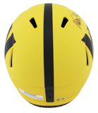 Commanders Magic Johnson Signed Rave Full Size Speed Rep Helmet W/ Case BAS Wit