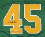 Rudy Ruettiger Signed Notre Dame Fighting Irish Highlight Stat Jersey (JSA COA)