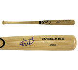 Wander Franco Signed Tampa Bay Devil Rays Rawlings Big Stick Blonde MLB Bat