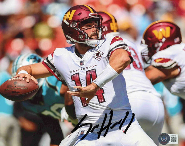 SAM HOWELL SIGNED AUTOGRAPHED WASHINGTON COMMANDERS 8x10 PHOTO BECKETT