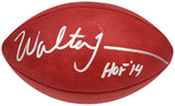 WALTER JONES AUTOGRAPHED NFL LEATHER FOOTBALL SEAHAWKS "HOF 14" MCS HOLO 203089