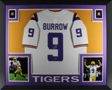 Joe Burrow Autographed LSU Tigers Signed Nike Football Framed Jersey Fanatics B