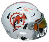 Tyreek Hill Autographed "Cheetah" Custom Logo Dolphins Speed Flex Helmet Beckett