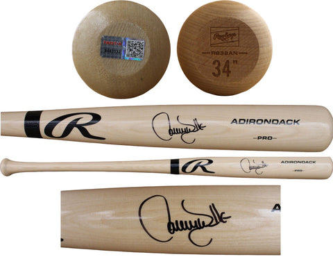 Larry Walker Autographed Colorado Rockies Blonde Baseball Bat TRI 47365