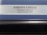 Johnny Unitas Autographed Signed Framed 25x32 Lithograph Colts PSA/DNA C21079