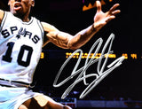 Dennis Rodman Autographed Spurs 16x20 Close Up Rebound Photo - Beckett W Holo