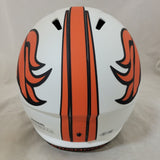 TROY FRANKLIN SIGNED DENVER BRONCOS F/S LUNAR ECLIPSE SPEED REPLICA HELMET BAS