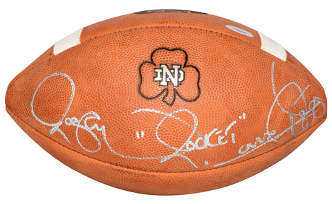 RAGHIB ROCKET ISMAIL SIGNED NOTRE DAME IRISH WILSON NCAA FOOTBALL TRISTAR