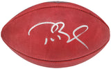 TOM BRADY AUTOGRAPHED NFL LEATHER FOOTBALL BUCCANEERS FANATICS HOLO 202346