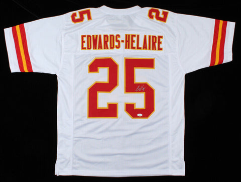 Clyde Edwards-Helaire Signed Kansas City Chiefs Jersey (JSA COA) 2020 1st Rnd Pk