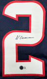 Nico Collins Authentic Signed Navy Pro Style Jersey Autographed BAS