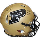 Aidan O'Connell Signed Purdue Boilermakers Authentic Helmet Insc. Beckett 48887