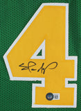 Shawn Kemp Authentic Signed Green Pro Style Jersey Autographed BAS Witnessed