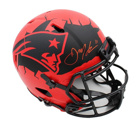 Julian Edelman Signed Patriots Speed Authentic Custom Eclipse Breakthrough